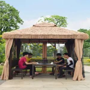 정자 옥상캐노피 쉼터 야외 휴양지 벤치 파고라 옥상