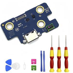 삼성 갤럭시 X205 USB 타입-C 충전기 도크 보드 플렉스 커넥터 포트 및 수리 도구 키트 SM-X200 SM-X205용 탭 A8 10.5 X200 충전 교체