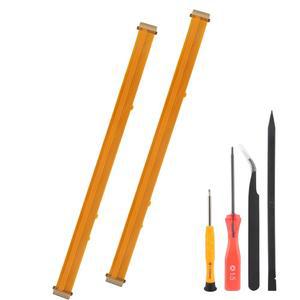 닌텐도 스위치 라이트 L 왼쪽 버튼 플렉스 케이블용 2PCS 메인보드 전원 커넥터 리본 케이블 교체 액세서리 부품 및 수리 도구 포함