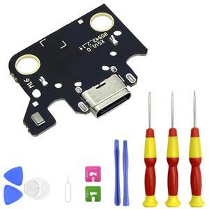 삼성 갤럭시 A7 T505용 탭 10.4 T500 USB 충전 포트 플렉스 케이블 교체용 타입-C 도크 보드 커넥터 포트(수리 도구 키트 SM-T500 SM-T505 포함)