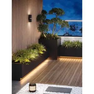 대형 화분 플랜트 박스 플라스틱 사각 야외 정원 테라스