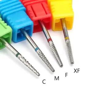 1Pc 카바이드 네일 드릴 비트 전기 매니큐어 밀링 커터 젤 리무버 페디큐어 장비 액세서리