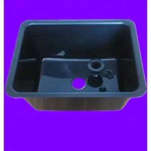 PP 싱크대 소형 싱크볼 (550x450x310) 랩실 플라스틱 연구실 과학실 재질 배수구