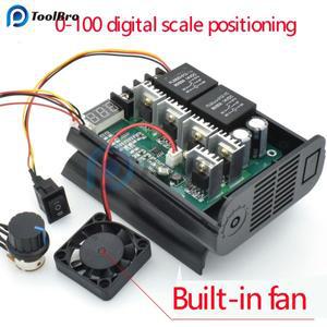 DC 10-55V 60A PWM 모터 속도 컨트롤러 0-100% RPM LED 디지털 조정 가능 CW 정방향 역방향 제어 스위치 전