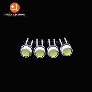 화이트 밀짚 모자 LED 샹들리에 크리스탈 램프 비즈 슈퍼 브라이트 빅 코어 칩 6-7LM 발광 다이오드 DIY 조