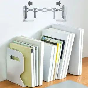 길이조절 책꽂이 자바라 책상 탁상용 정리 책홀더 북엔드 책상책꽂이 미니책꽂이 간이책꽂이