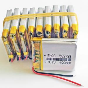 582728 리튬 폴리머 LiPo 충전식 배터리 Mp3 스마트 워치 패드 DVD 전자책 블루투스 헤드셋용 이온 3.7V 40