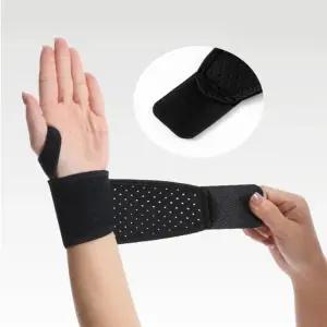 간편한 손목고정 통풍 에어홀 고타력 찍찍이 손목아대 통풍에어홀 남녀노소 착용편한 손목보호대