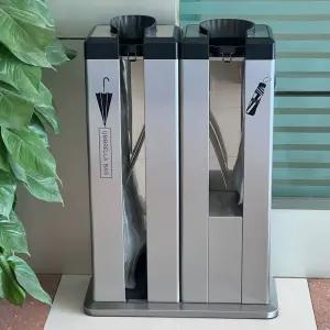 자동우산포장기 우산 꽂이 끼우기 로비 단우산 장우산