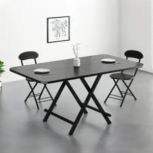 이동식 6인용 접이식 의자 폴딩 테이블 다용도 가정용 원형