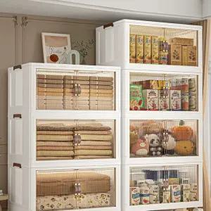 서랍장 사물함 보관 바퀴가 달린 이동식 투명 공간 다용도 투명수납함