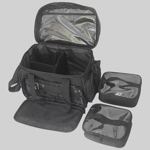 메이크업 아티스트를 위한 분리형 파티션이 있는 크로스바디 휴대용 대용량 화장품 가방