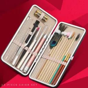 23종 귀청소기 세트 색상 랜덤 발송 귀이개 귀청소 귀파개 귀후비개 LED귀이개 귓밥제거