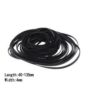 고무 플랫 드라이브 벨트 교체 턴테이블 레코드 플레이어 워크맨 DVD CD-ROM 리피터 4mm 와이드 50 팩