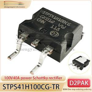 STPS41H100CG-TR D2PAK 2PCS TO-263 100V40A 전력 숏키 정류기 다이오드