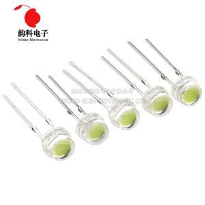 화이트 밀짚 모자 LED 샹들리에 크리스탈 램프 비즈 슈퍼 브라이트 빅 코어 칩 6-7LM 발광 다이오드 DIY 5m