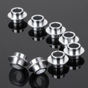 8Pcs 8mm 알루미늄 스케이트 보드 스쿠터 베어링 스페이서 휠 교체 부싱 롤러 부품