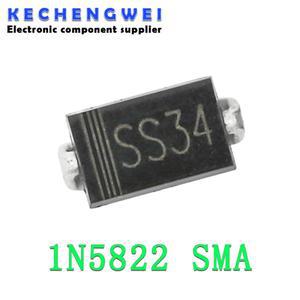 50pcs 1N5822 SMA SS34 smd do-214ac 숏키 다이오드 ss34