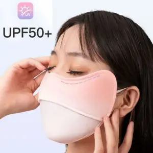 그라데이션 아이스 쿨 천 마스크 자외선 차단 자전거