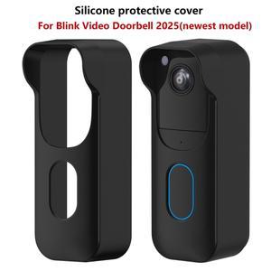 Blink Video Doorbell 2025용 모자 브림 비바람에 견디는 보호 장치 - 먼지 방지 초인종  피부 실리콘 커버
