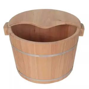 편백나무 족욕통 히노끼 물통 사우나 욕조 온천 족탕 바가지 원목 힐링