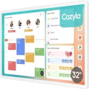 Cozyla 디지털 캘린더+ 2 32인치 월 플래너 터치 스크린 안무 차트 가족 일정을 위한 대시보드 스마트 전자