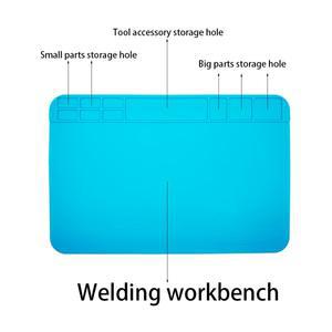BGA 납땜 스테이션 수리 절연 패드 책상 매트 유지 보수  내열성 히트건 300x200mm