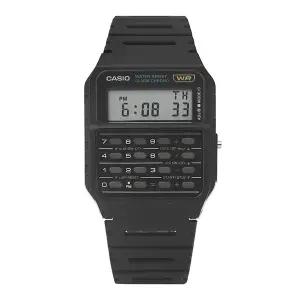 카시오 CA-53W-1ZDR (CA-53W-1Z) 데이터뱅크 디지털 스퀘어 빈티지 레트로 공용 우레탄시계