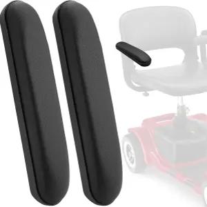 바이브 휠 모빌리티 스쿠터 교체용 암 패드 부품(스폰지 패드)을 위한 YIBEICO 2PCS 헤비 듀티 풀 롱 패딩
