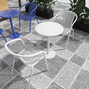 야외 식탁 탁자 원형 옥상 간이 펜션 테라스 세트 캠핑