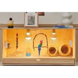 새장 앵무새 출산박스 방음부스 방음 표준 새둥지 단열 대형