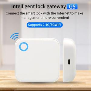 2.4G + 5G TTLOCK WIFI 게이트웨이 G5 TTHotel APP 호텔 스마트 잠금 허브 용 블루투스 메쉬 문