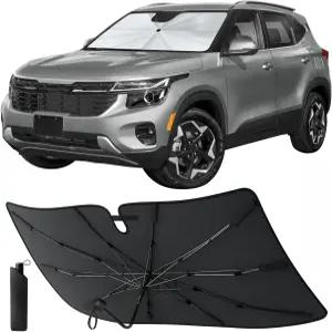 [2025년 업그레이드] Econour 프리미엄 앞유리 우산 선쉐이드 앞유리용 접이식 자동차 창문 쉐이드