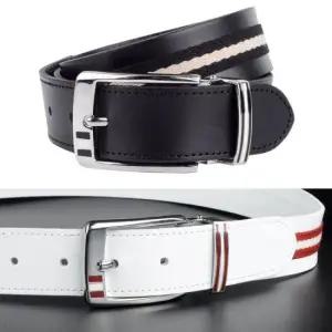 남자허리띠 여성용 남성 남자골프벨트 포인트 골프벨트 소가죽 천