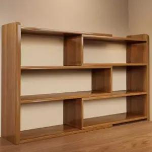 ㄱ자책장 코너 만화책장 길이조절형 단 기억자 침대옆 월넛 선반