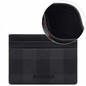 26SS 남성 체크 카드지갑 8112255 CHARCOAL 26S)