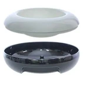 강아지 밥그릇 고양이 식기 애견 물그릇 블랙화이트 S