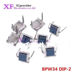 10Pcs BPW34 DIP-2 포토다이오드 실리콘 PIN 적외선 수신기 튜브 ICprovider