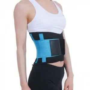 ( )헬스코르셋 허리보호대 다이어트 운동 땀 웨이트벨트 허리디스크보호대 XL 블루_24791780