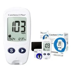 케어센스2 혈당측정기+시험지110매+침110개+솜100매