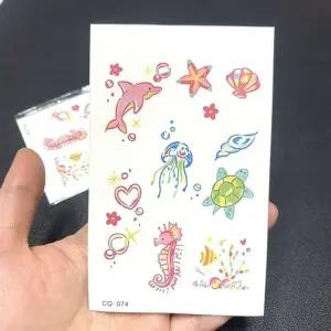 [에스에스_62]동물 유치원 타투스티커 스티커 바디페인팅