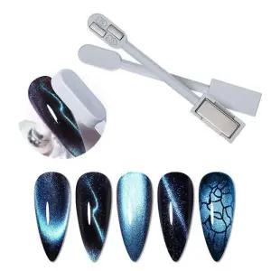 [에스에스_62]젤네일용 지그재그 네일자석 듀얼 마그넷