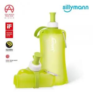 실리만 스포츠 등산 여행용 접이식 실리콘 물주머니 이지라임 1P