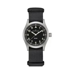 H69401430 카키 필드 남성 나토시계