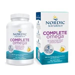 Nordic Naturals 완벽한 오메가, 레몬 맛 - 소프트 젤 180개 - 오메가-3 565mg - GLA 추가 EPA 및 DHA - 건