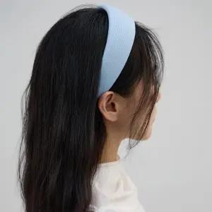 |KMA860E|여성용 와이드 골지 피크닉 스타일 헤어밴드