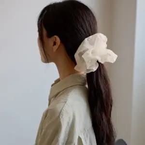 |KMA8610|여성용 진주 장식 시스루 헤어끈 봄 데일리룩