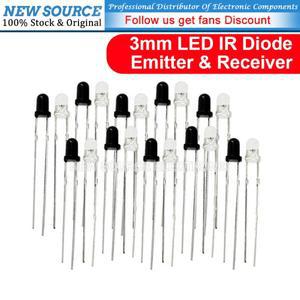 LED 적외선 이미터 및 IR 리시버 다이오드 각 50 쌍 100PCs 3mm 940nm