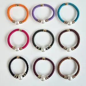 [신세계라이브쇼핑][옷자락] 여자 데일리 주말 감성 비비드 컬러 머리끈