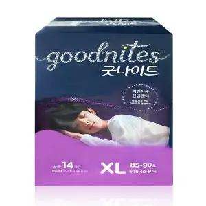 유 한킴벌리 굿나이트 안심팬티 남아 대형 1팩 밤 어린이 기저귀 x3SET(SH)